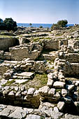 Creta - Kommos nei pressi della spiaggia di Matala sulla costa meridionale, resti del porto minoico. 